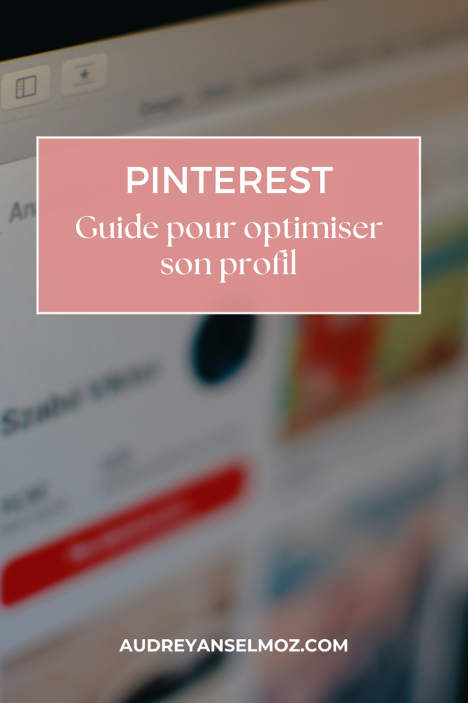 optimiser son profil Pinterest